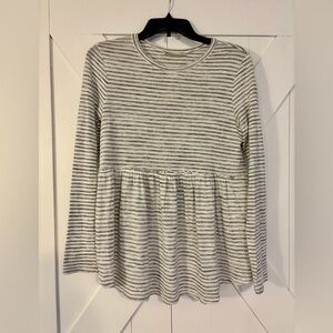Altar’d State grey and white peplum. Size M.